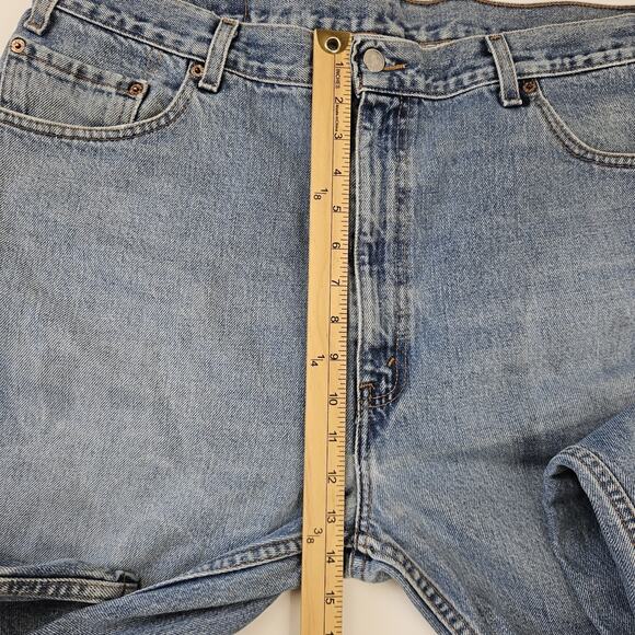 Vintage Levi's 505 Jeans Men 42(40)x32 Light Wash Regular Fit Straight Y2K Denim - Picture 13 of 15